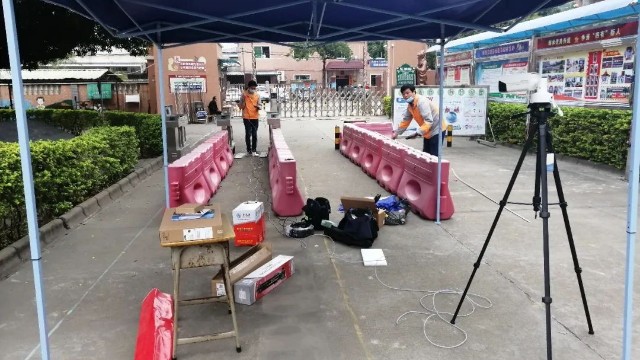 啟用熱成像人體測溫系統(tǒng),學(xué)校筑牢生命安全第一道防線